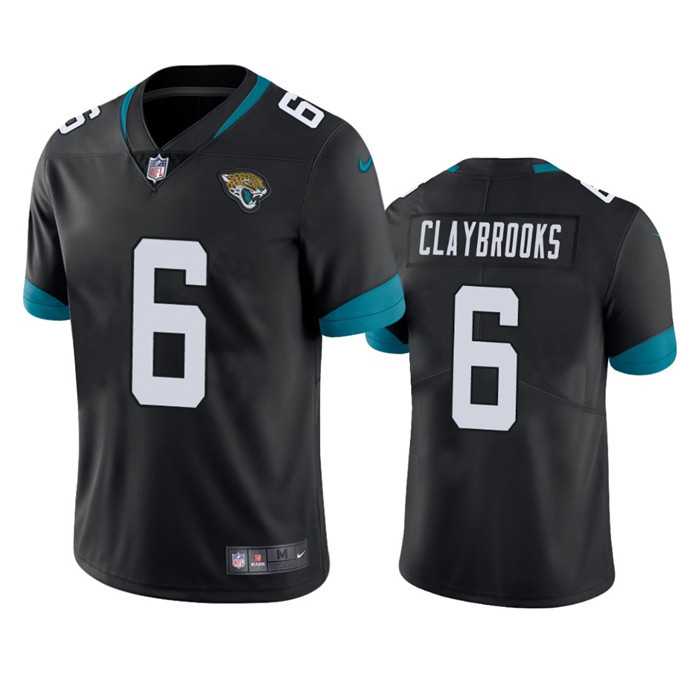 Men & Women & Youth Jacksonville Jaguars #6 Chris Claybrooks Black Vapor Untouchable Limited Stitched Jersey